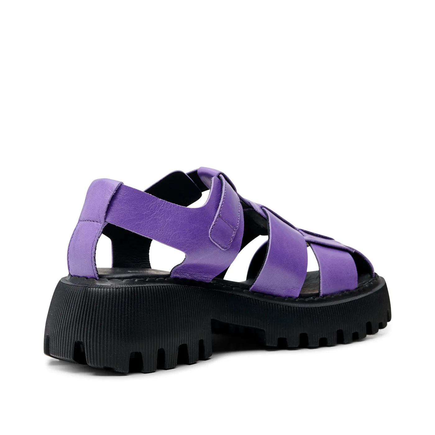 Posey sandal shiny leather - VIOLET