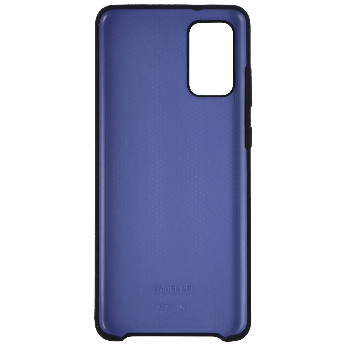 Samsung Silicone Back Cover Case for Galaxy (S20 ) 5G - Black / Blue