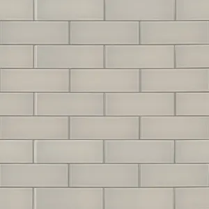 Snowcap White, 3" x 9" - Glass Tile