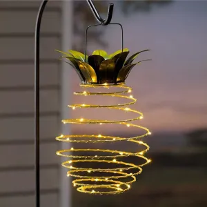 Solar Pineapple Lantern