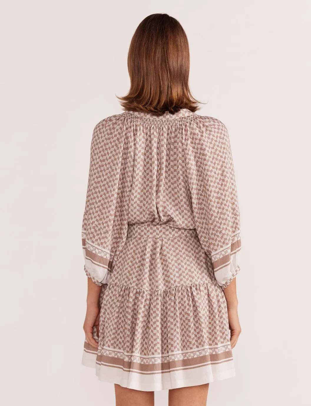 Staple the Label Soleil Smock Dress in Beige