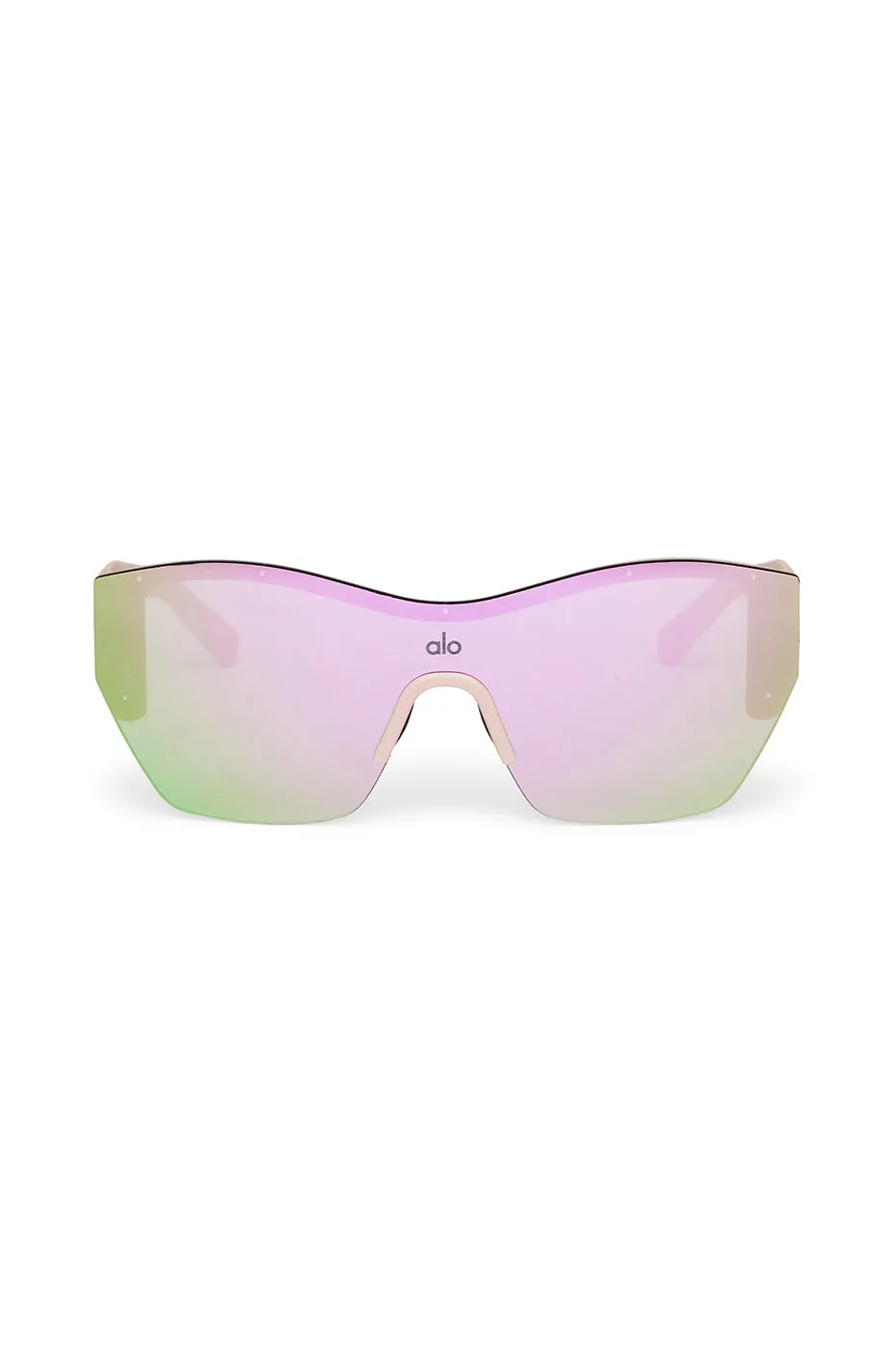 Stunner Sunglasses - Pink Mirror/Black