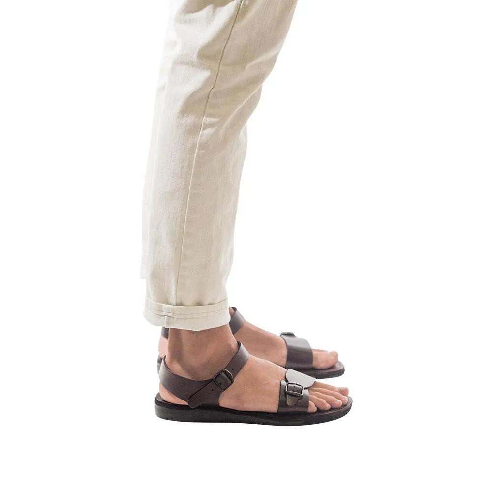 The Original - Leather Adjustable Buckle Sandal | Brown