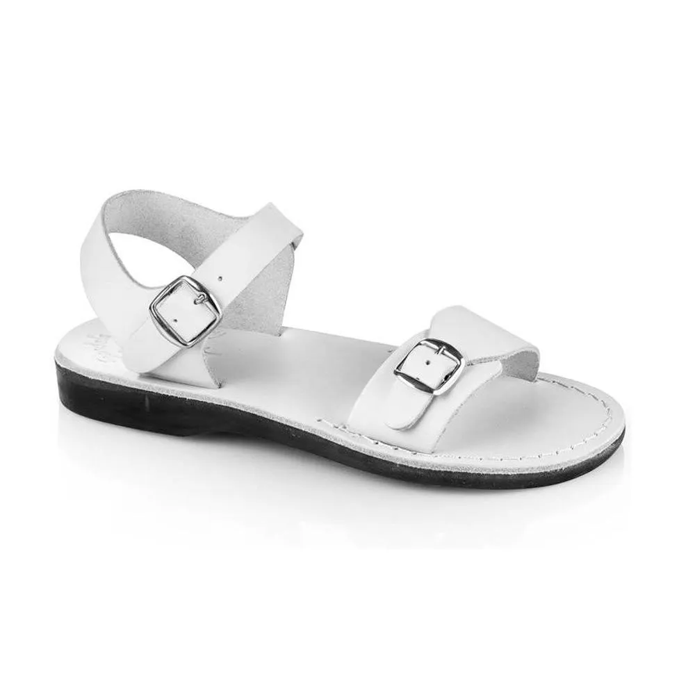 The Original - Leather Adjustable Strap Sandal | White