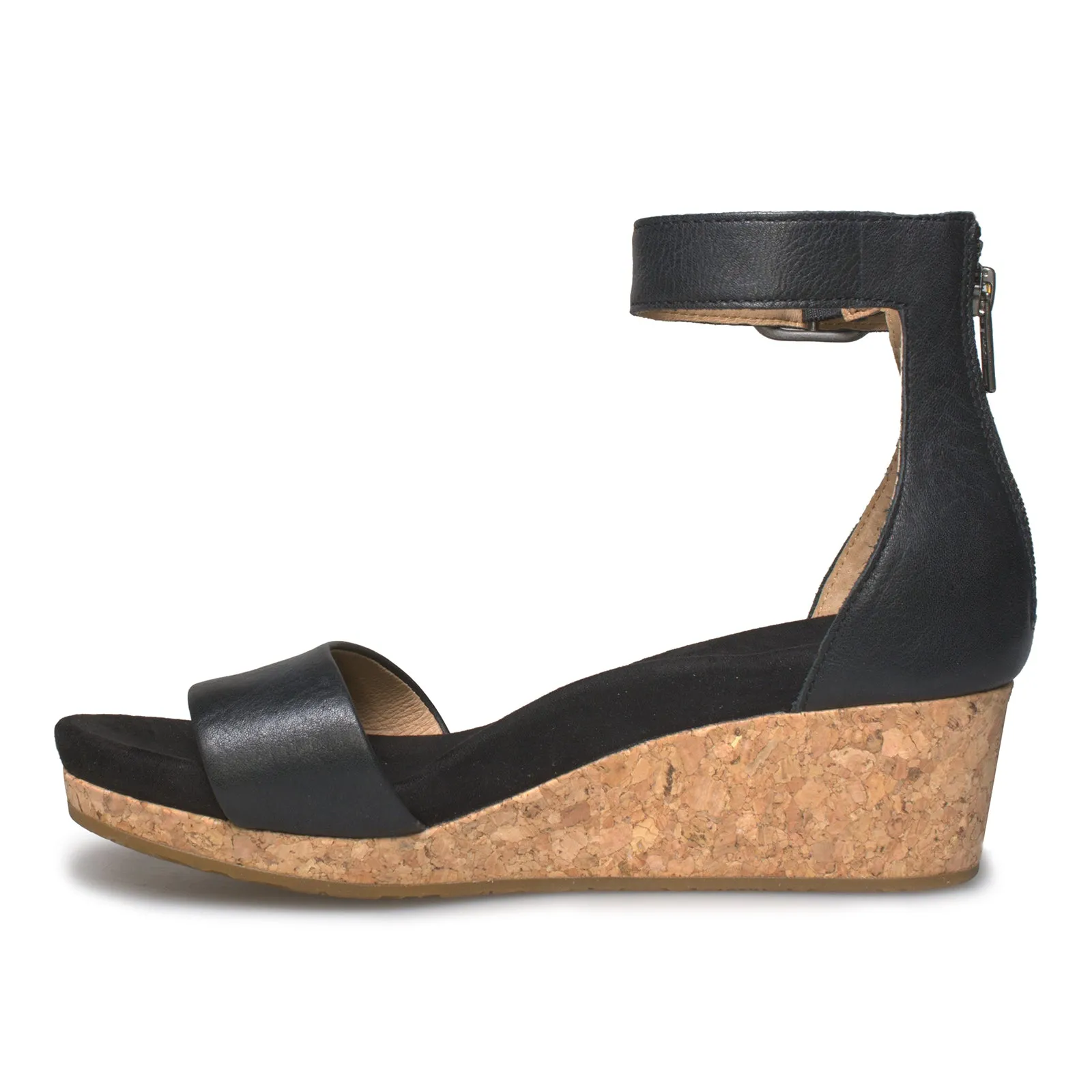 UGG Zoe II Black Sandals - Women's