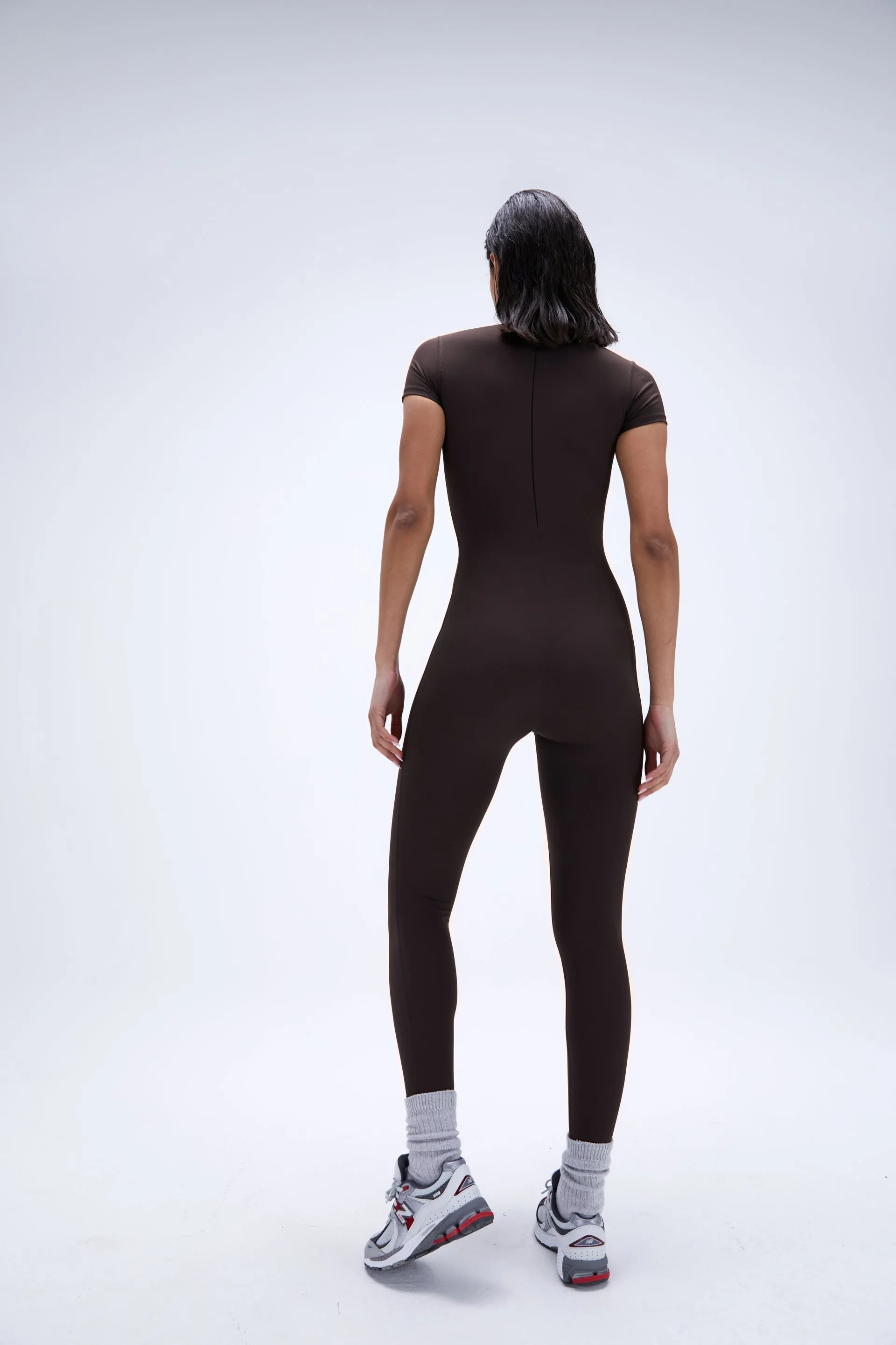 Ultimate Full Length Unitard - Coffee Bean