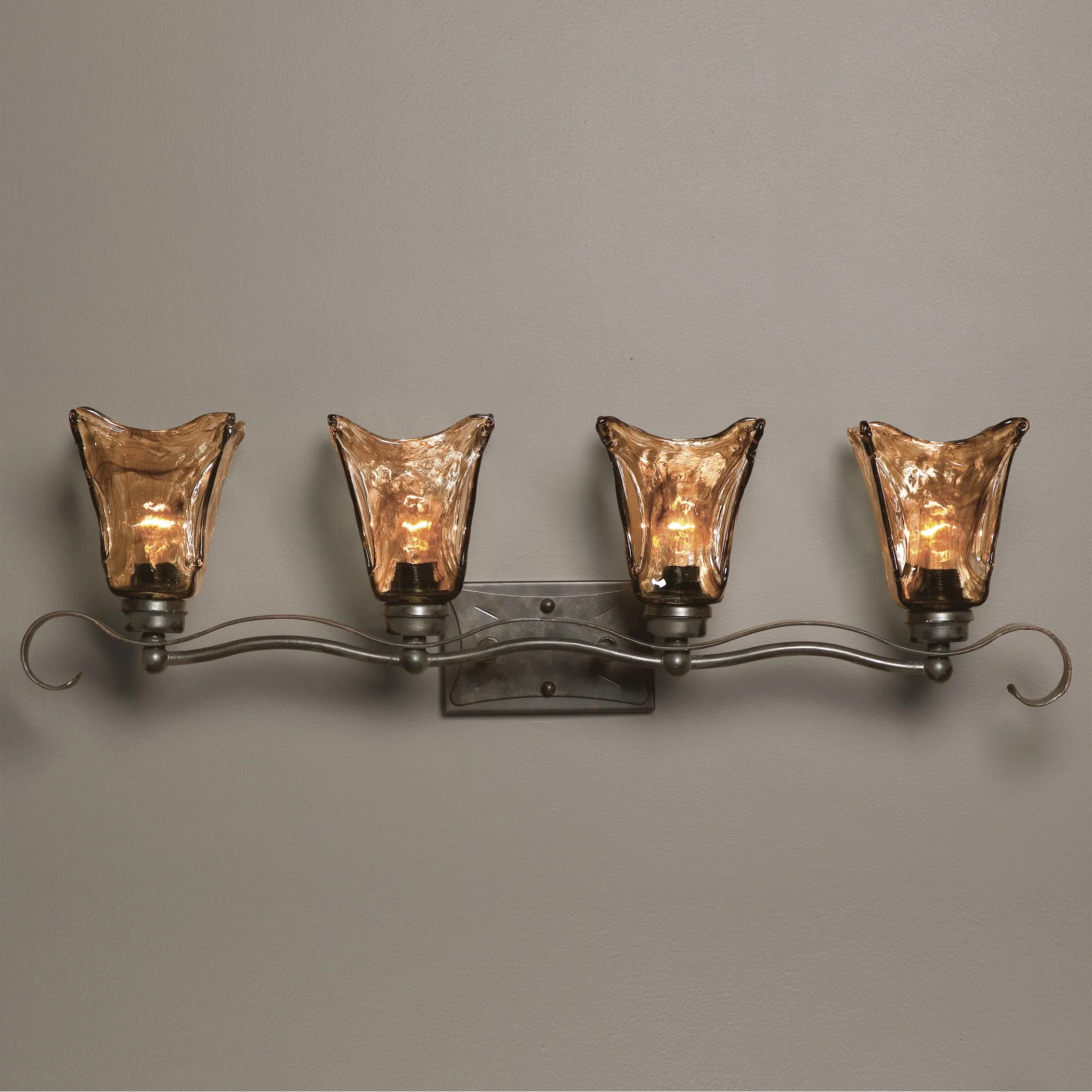 Uttermost Vetraio 4 Light Bronze Vanity Strip