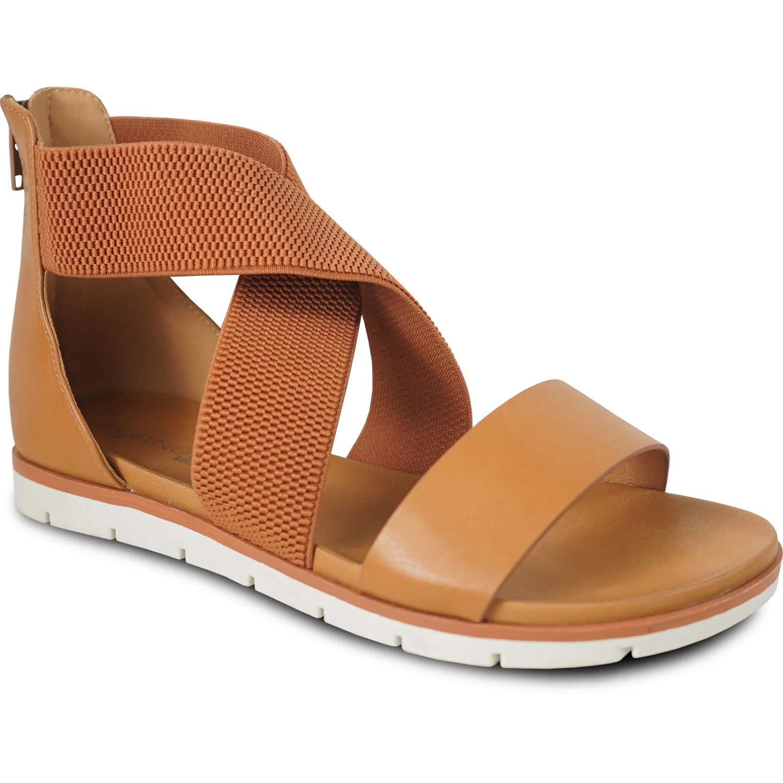 VANGELO Women Sandal LONDON-2 Flat Sandal Tan