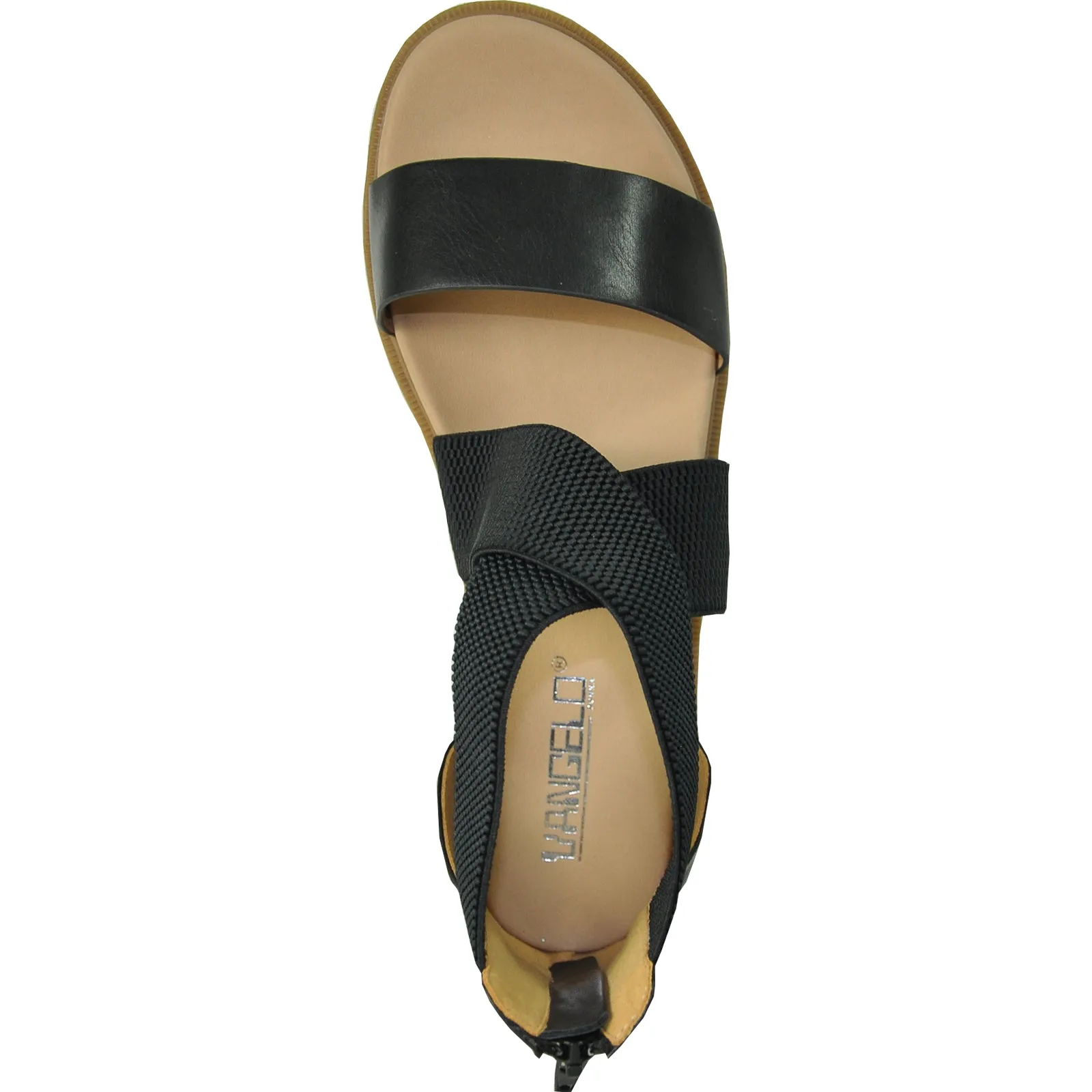 VANGELO Women Sandal LONDON Flat Sandal Black