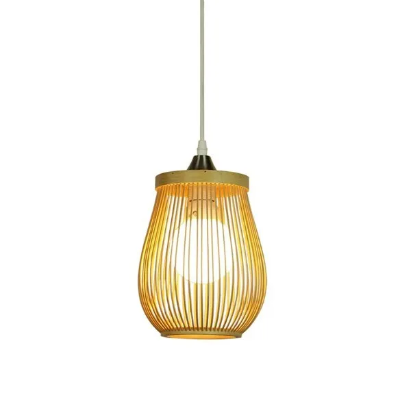 Wooden Bird Cage LED Pendant Light - Bird Pendant Light