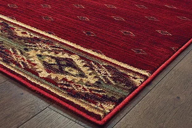 Woodlands 9652C Red Gold Rug